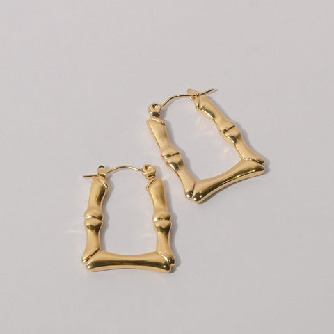 Luxe Bamboo Radiance Earrings